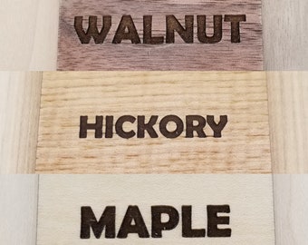 Walnut/Hickory/Maple/Cherry perfect for Glowforge / Laser Cutting
