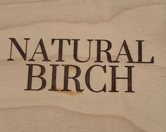 1/8 Natural Birch Plywood sheets perfect for Glowforge/Laser Cutting