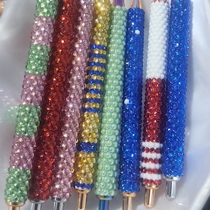 D9 Inspired Bling, Rhinestone Ink Pen w/ Refill