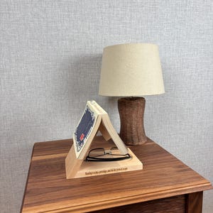 Personalised Book Rest (Small) in Solid Maple