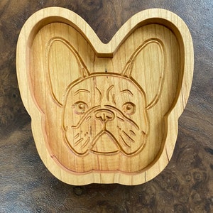Handgefertigte Frenchie Catch-All Tablett – Entzückender Französischer Bulldogge Organizer für Schlüssel, Münzen und andere kleine Utensilien