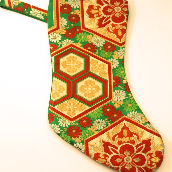 Christmas Stocking, Japanese Obi