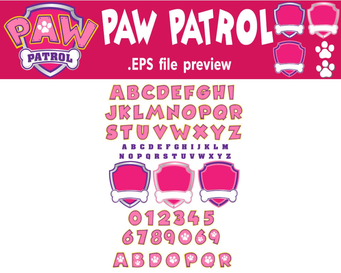 Free Free Paw Patrol Name Svg 208 SVG PNG EPS DXF File