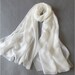 100% Silk Scarf, Pure Silk long Scarf, Large Chiffon Scarf, Silk Wrap, Silk Hair Scarf, Solid Color Silk Scarf, Silk Large Scarf, 3 for 45