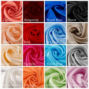 100% Silk Scarf, Pure Silk Neck Scarf, Silk Bandana, Silk Neckerchief, Silk Square Scarf, Silk Hair Scarf, 3 for 48, Not for Dye image 4