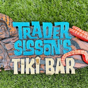 Trader Sam’s Tiki Bar giant Squid addition personalised Sign