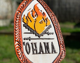 Disney’s Polynesian resort Ohana restaurant sign