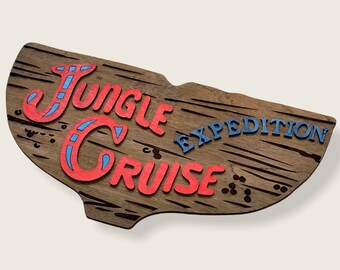 Jungle cruise sign/ Disneyland/Disney world