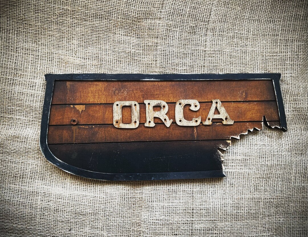 Orca Sign / Jaws Sign Etsy