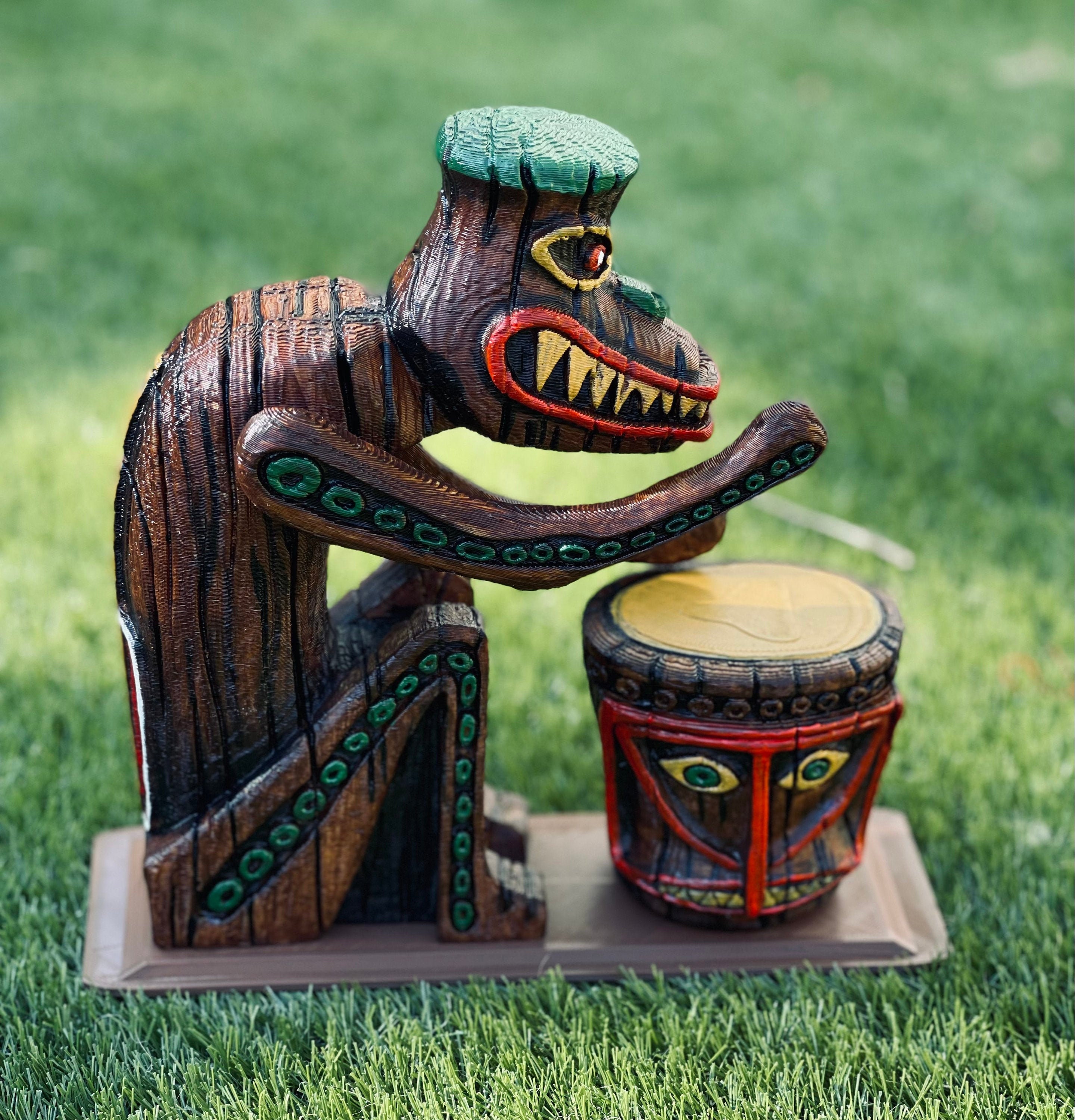 Tiki Drummer Enchanted Tiki Drummer From Disney World Etsy