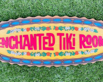 Disney’s Enchanted Tiki Room attraction Sign