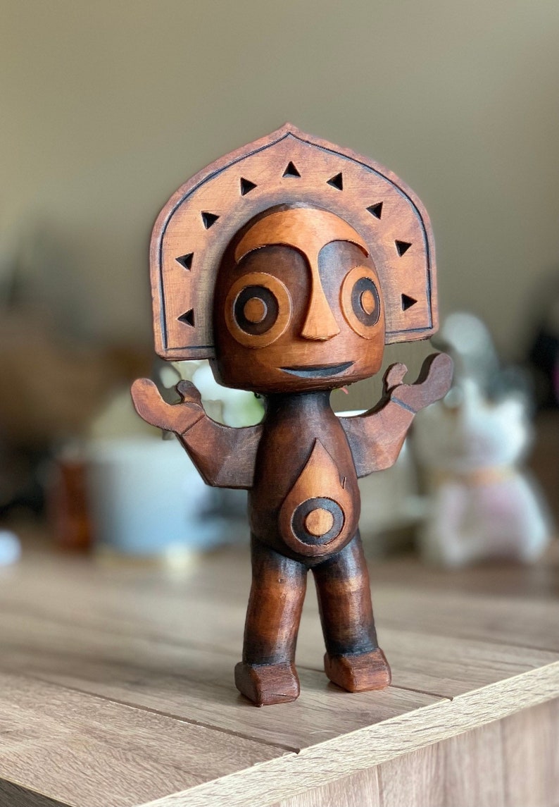 Disneys Polynesian resort Lobby Statue/ tiki Maui statue Etsy