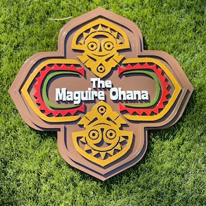 Personalized Disney’s Polynesian Village Resort sign/Custom Polynesian House sign