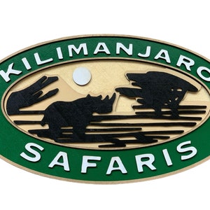 Panneau Kilimandjaro Safaris/ Parc Animal Kingdom/ Walt Disney World