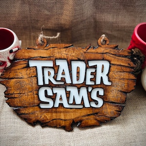 Trader Sams Tiki Bar Becher Schild
