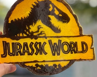 Jurassic world amber logo/ Jurassic world