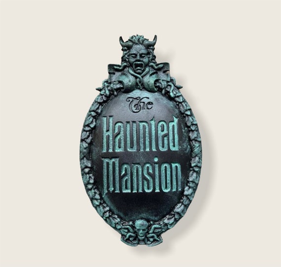 Disney Haunted Mansion Entrance Plaque Walt Disney World