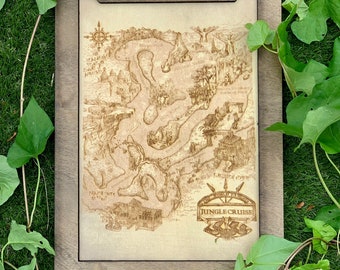 Jungle Cruise Map Sign