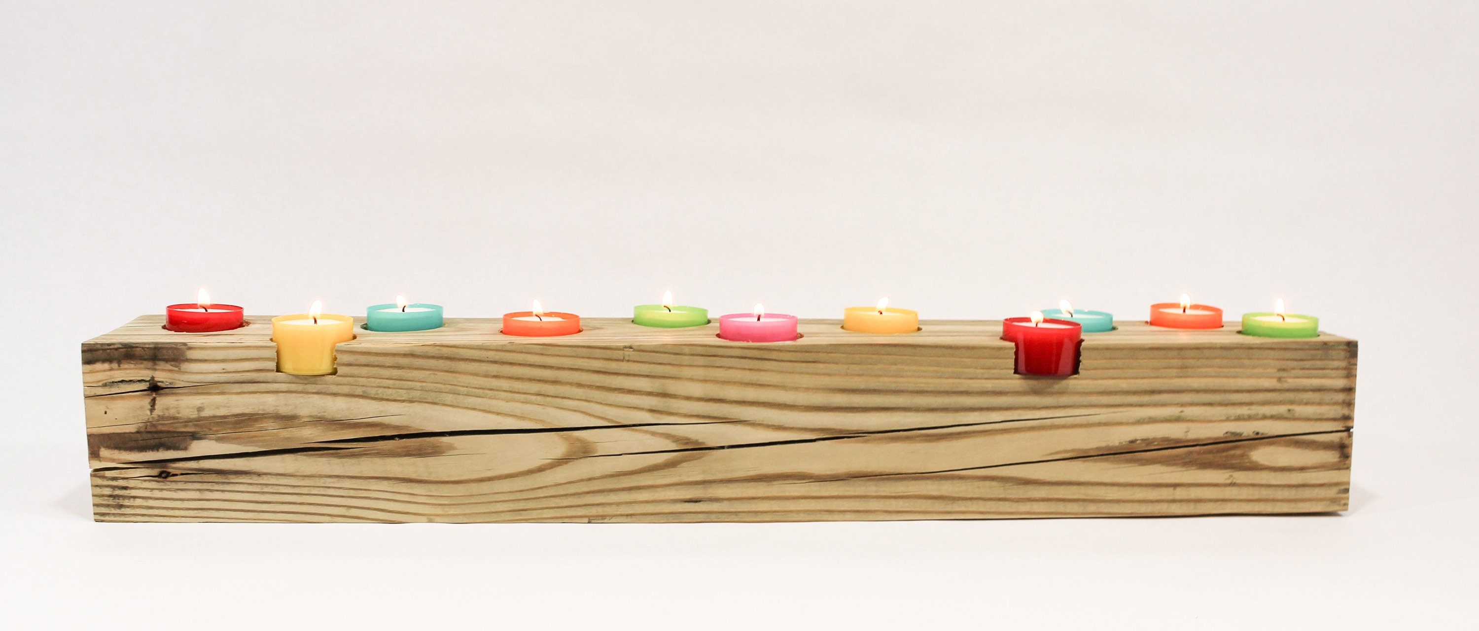 Giant Candle Holder, Long Candle Holder, Long Centerpiece, Birthday