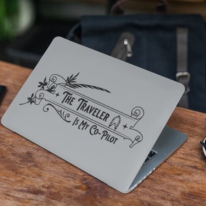 The Traveler Is My Co-Pilot Sticker, Critical Role Decal For Cars, D&D car decal, DND Vinyl Decal, Dungeons and Dragons Sticker image 3