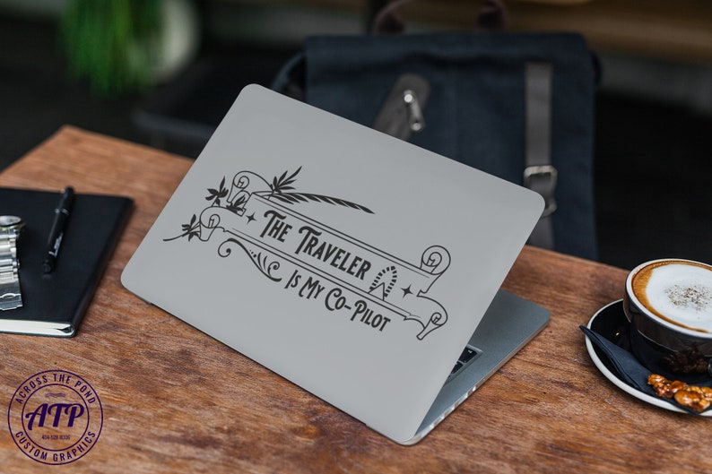 The Traveler Is My Co-Pilot Sticker, Critical Role Decal For Cars, D&D car decal, DND Vinyl Decal, Dungeons and Dragons Sticker image 3