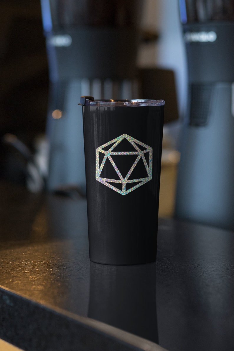 DND Car Decal D&D Sticker D20 Holographic Vinyl Decal Etsy