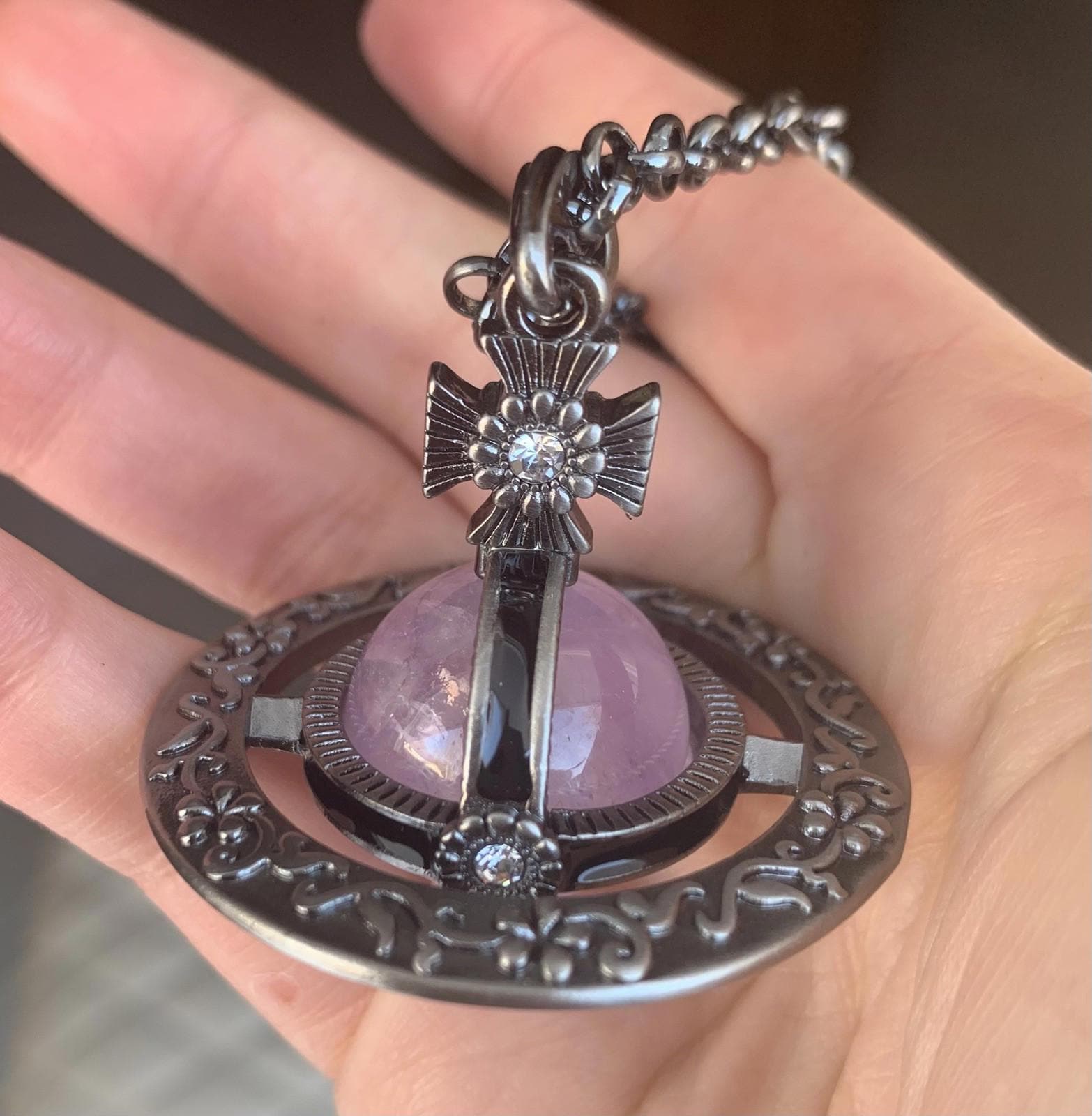 Vivienne Westwood Orb Necklace Purple - Etsy Vivienne Westwood Orb Necklace Purple - Etsy