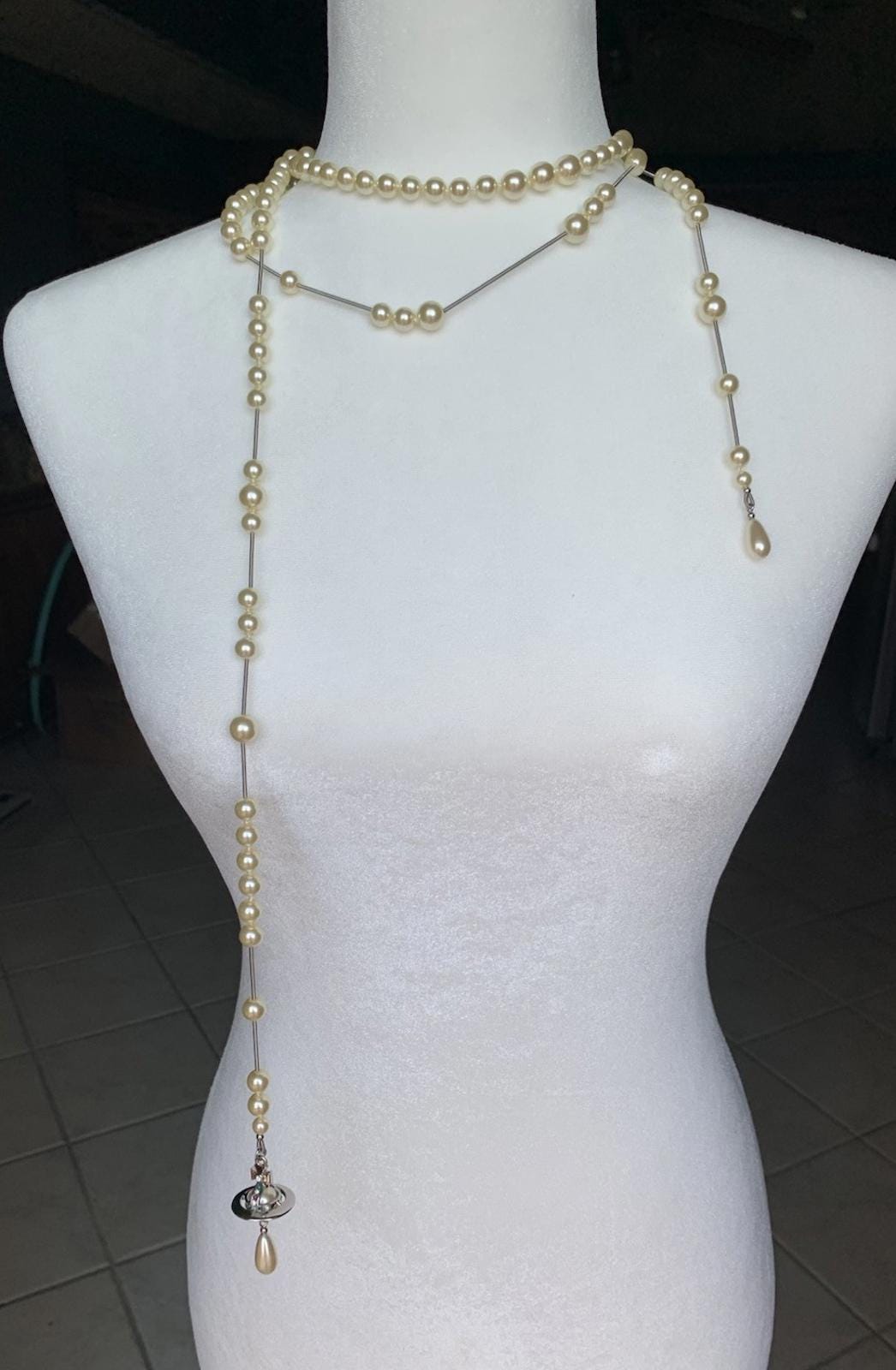 Vivienne Westwood ブロークンパールネックレス　グレーパール Vivienne westwood broken pearl - Etsy 日本