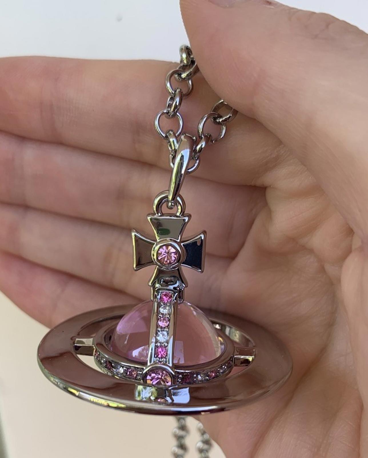 Vivienne westwood pink orb necklace - Etsy 日本