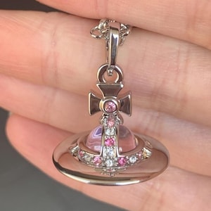 Vivienne westwood pink orb necklace - Etsy 日本