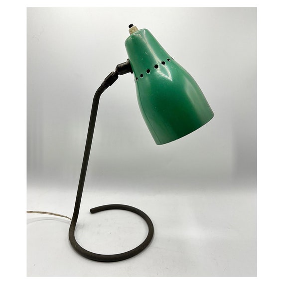 DESIGN LAMP Jacques Biny Ostuni style Lelli Stilux Stilnovo Oluce Arredoluce Arteluce Gilardi Barzaghi Lumi Verde Mid Century 50s
