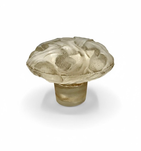 STOPPER Perfume RONCES COTY Rene Lalique Art Deco Bouchon Flacon Antique Epines Red Glass Nancy Bottle Cologne