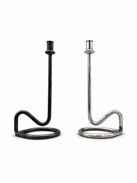Pareja candelabros por LINO SABATTINI para PM Italy