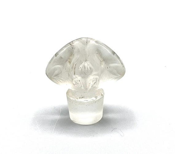 STOPPER Perfume L'ORIGAN COTY Rene Lalique Art Deco Bouchon Flacon Antique Glass Nancy Bottle Cologne Cologne