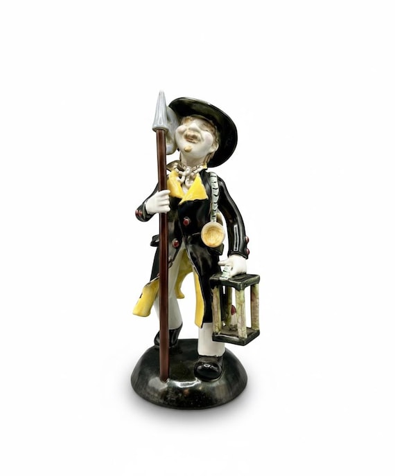 Figura Farolero de Noche por Herta Bei y Leopold Anzengruber ca. 50's