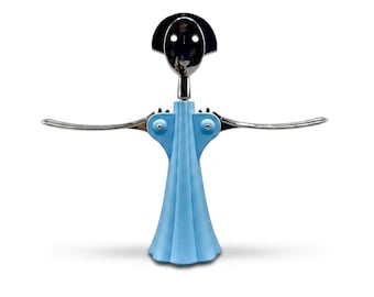 ALESSI Mr. Mrs. Chin Salt & Pepper Shakers | Yellow and Green Set