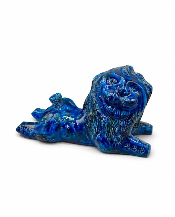 GATO GORDO por Aldo Londi para Bitossi serie Rimini Blu