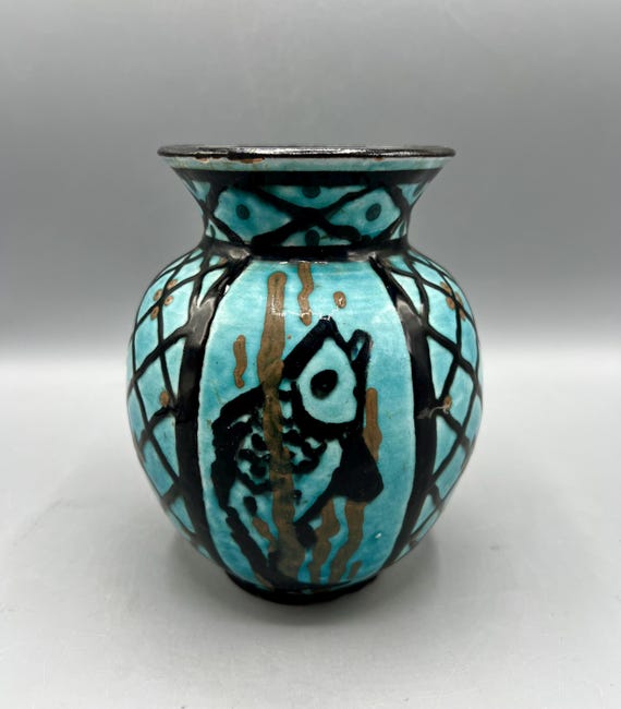 Jarrón cerámico Francia 20s - PAUL JACQUET