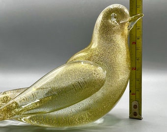 Murano Glass Bird Archimede Seguso ムラーノ MURANO, Italy - Archimede Seguso - Rare Bianco Nero White