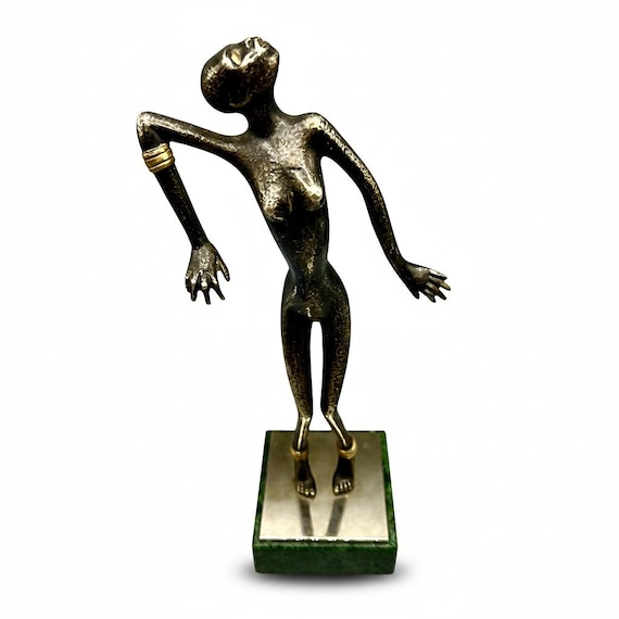 Escultura estilo KARL HAGENAUER Bailarina Africana Art Deco