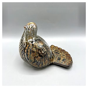 JOSEPH SIMON Søholm DOVE Ceramic Danish Sculpture Bird Figure Scandinavian Denmark Vintage