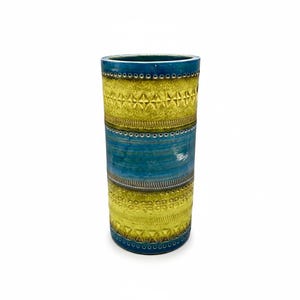 BITOSSI attr. Giallo Bicolor Vas Aldo londi Rimini Blu Chartreuse Gul Italien ca.80-tal