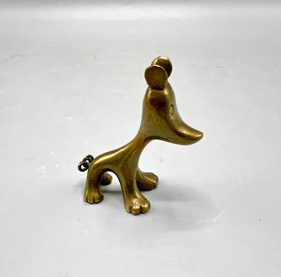 Perro miniatura en bronce atribuido a KARL HAGENAUER