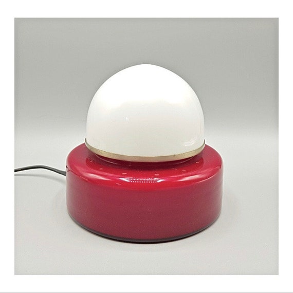 MAZZEGA Small Murano glass Lamp 80s Italian design AV