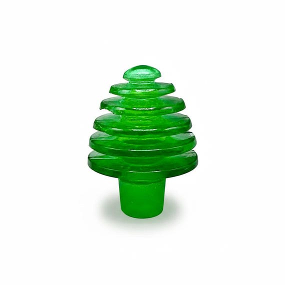 TAPÓN Verde RENE LALIQUE Perfume Sans Adieu Worth 1929 Art Deco