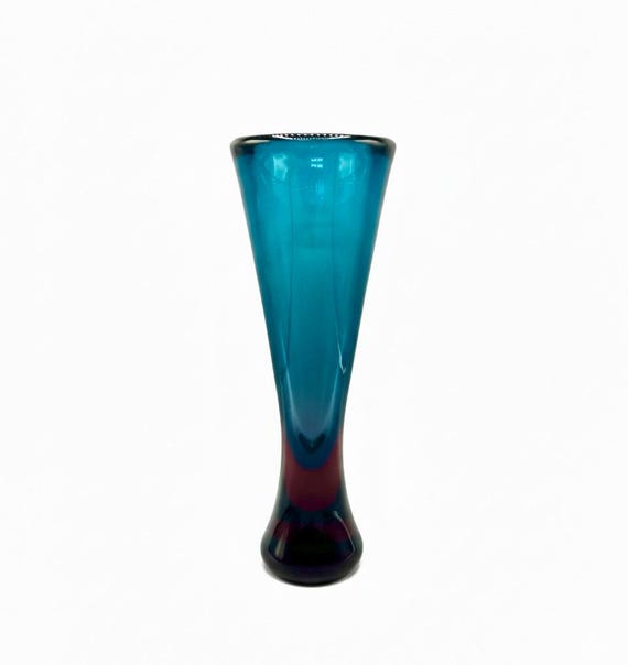 Cenicero o pequeño bol de murano bicolor estilo Sommerso