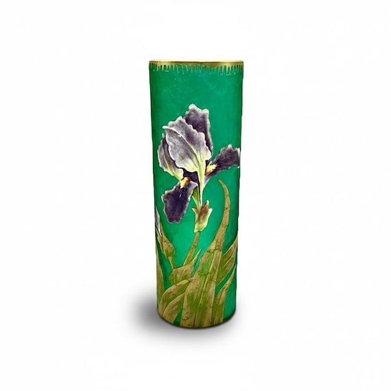 Jarrón Iris por Legras Cie serie MONT JOYE ca.1900