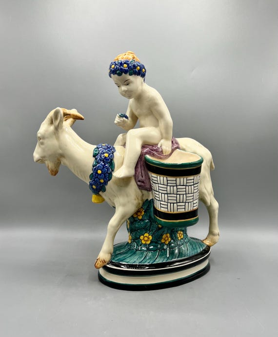 Grupo Escultórico Jinete de cabra Ziegenreiter por Entwurf Wilhelm Sus