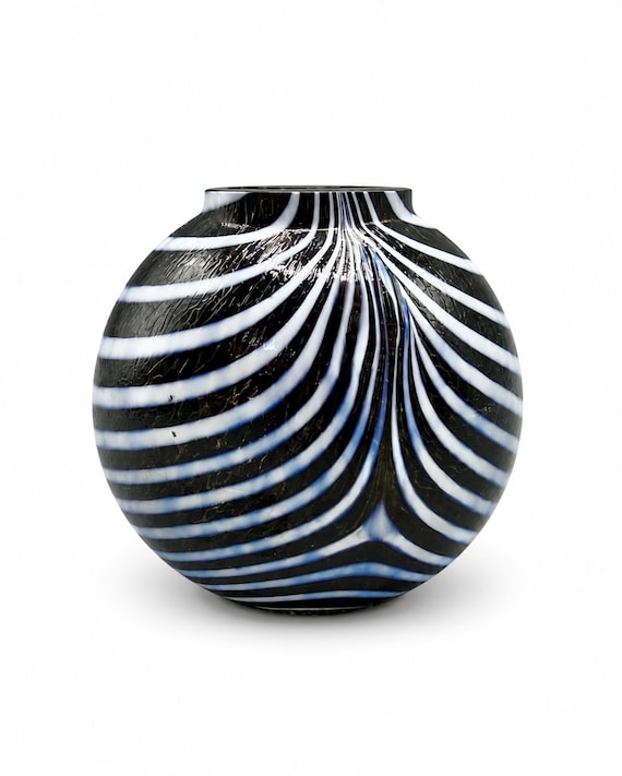 Jarrón miniatura ZEBRA por BERTIL VALLIEN para Kosta Boda