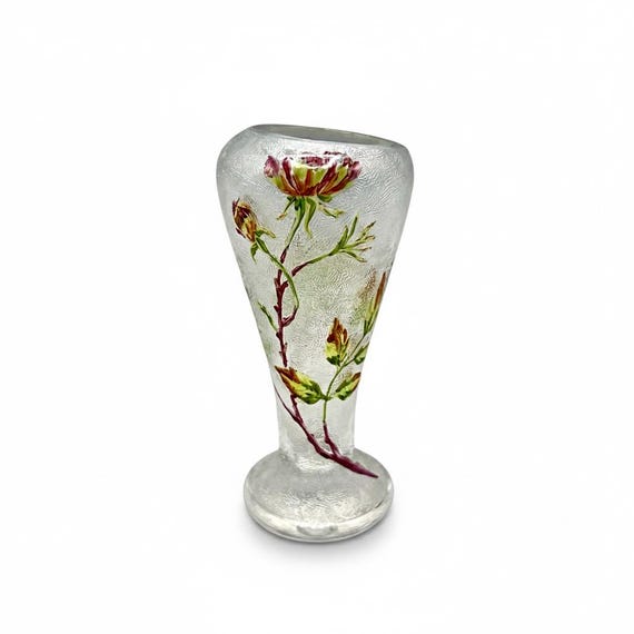 Jarrón miniatura período Art Nouveau attr. BACCARAT ca.1900